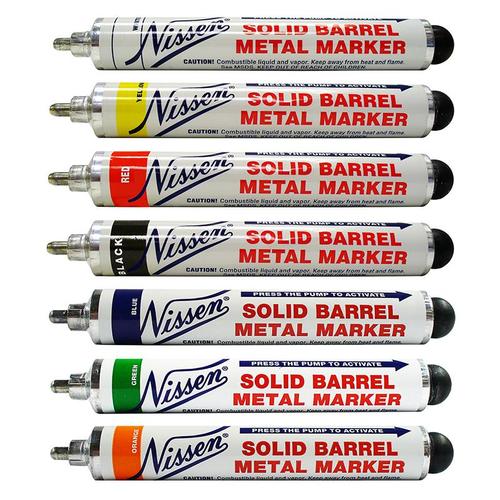 Nissen Solid Barrel Metal Markers 1/8″
